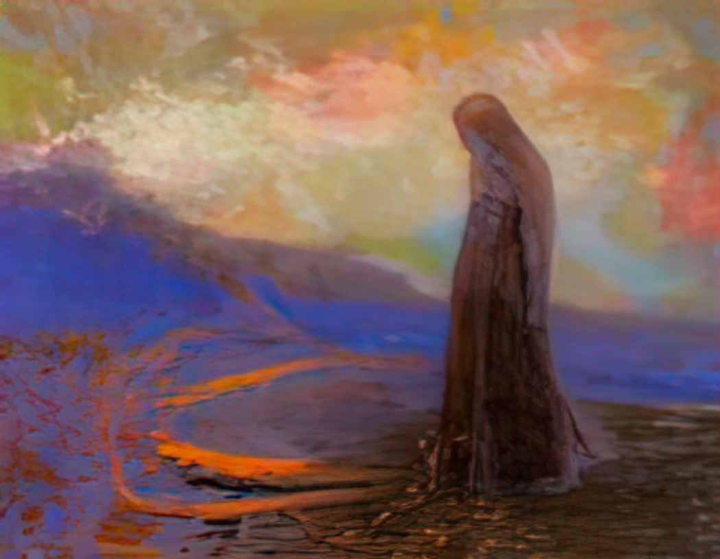 Odilon Redon reflection Art A4 Photo Print