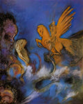 Odilon Redon roger and angelica 1 Art A4 Photo Print