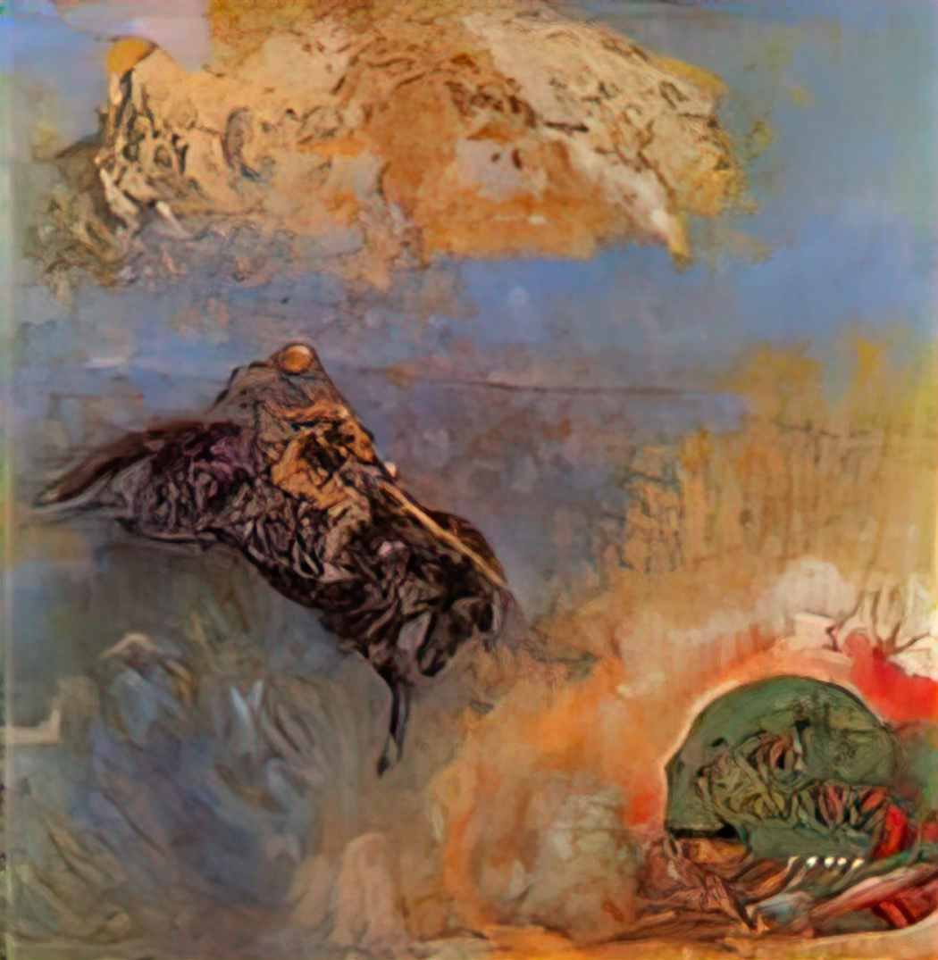 Odilon Redon roger and angelica Art A4 Photo Print