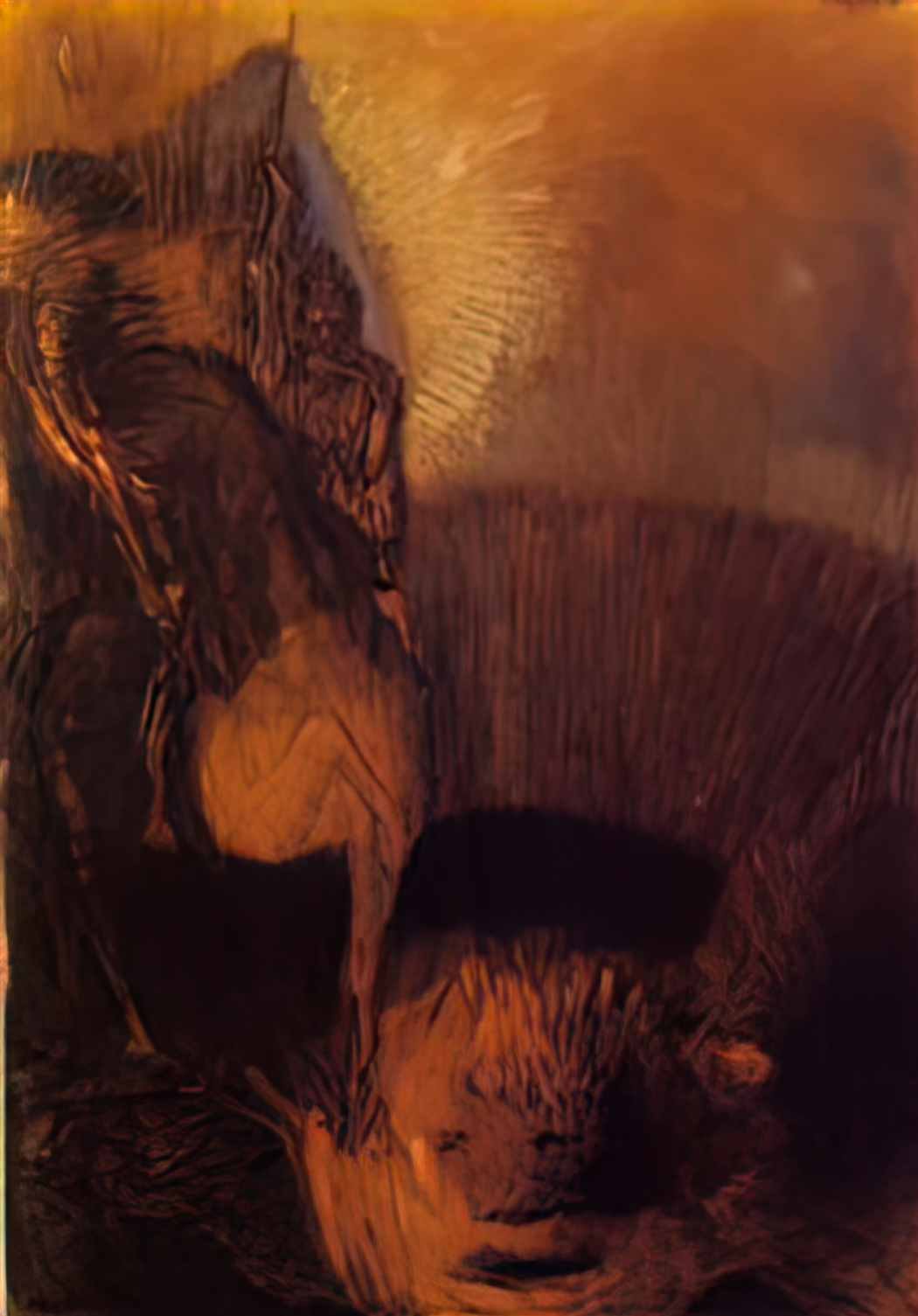Odilon Redon saint george Art A4 Photo Print