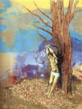 Odilon Redon saint sebastian 1910 Art A4 Photo Print