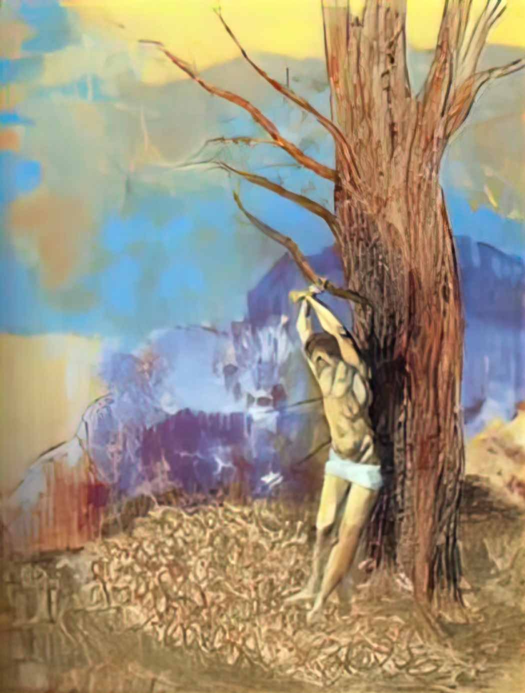 Odilon Redon saint sebastian 1910 Art A4 Photo Print
