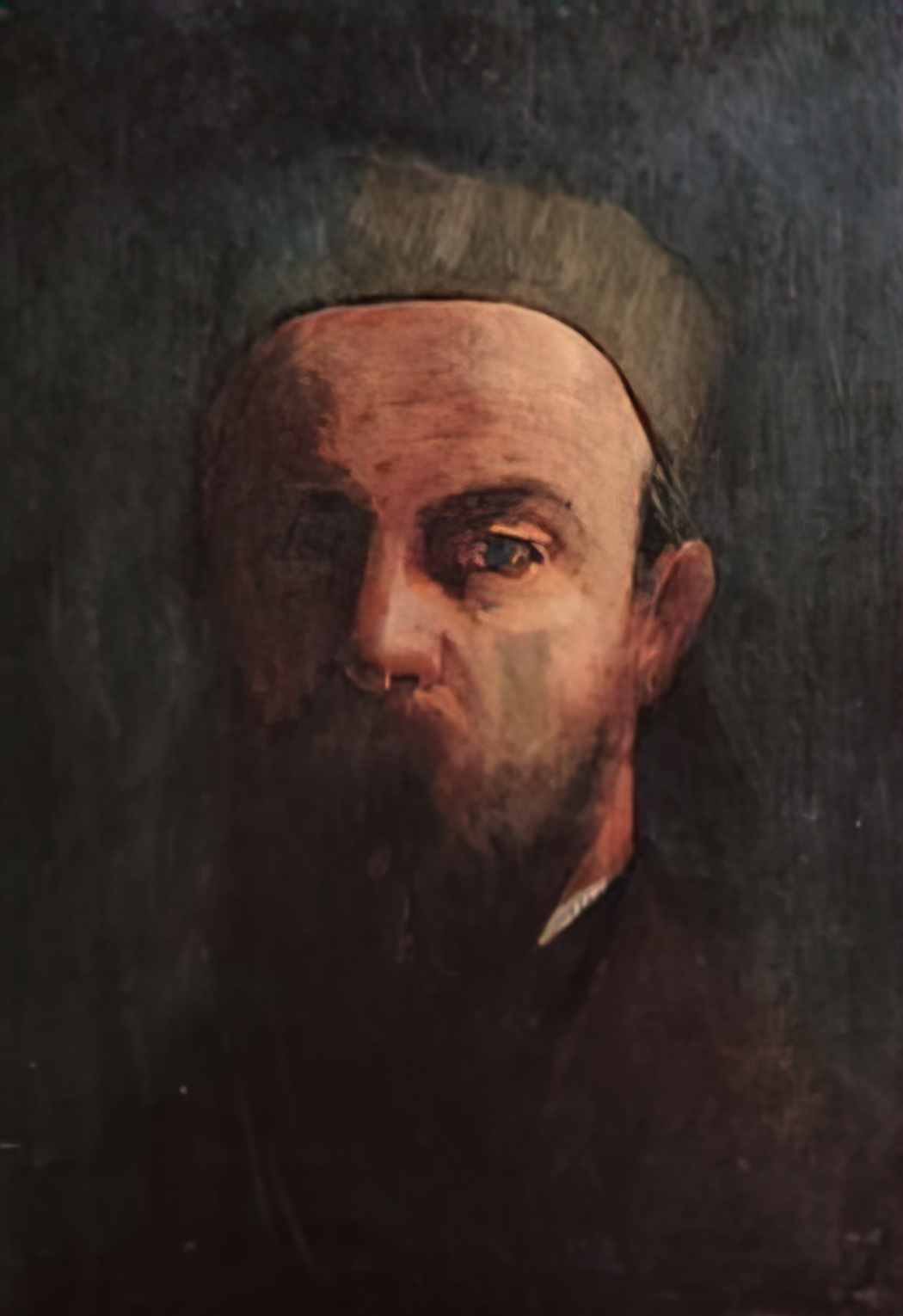 Odilon Redon self portrait 1880 Art A4 Photo Print