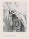 Odilon Redon she draws from her bosom a sponge perfectly black and co Art A4 Photo Print