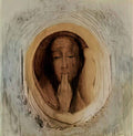 Odilon Redon silence 1900 Art A4 Photo Print