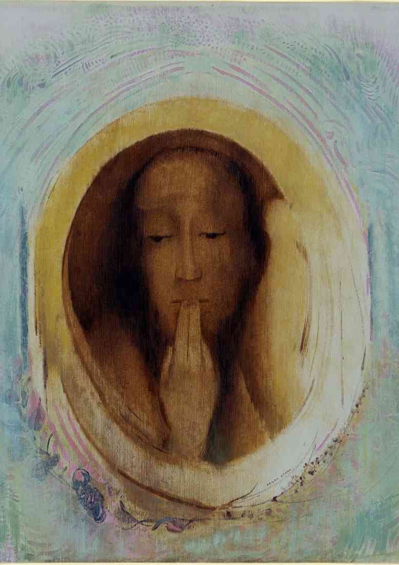 Odilon Redon silence CROP A4 Photo Print