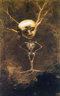 Odilon Redon spirit of the forest 1890 Art A4 Photo Print