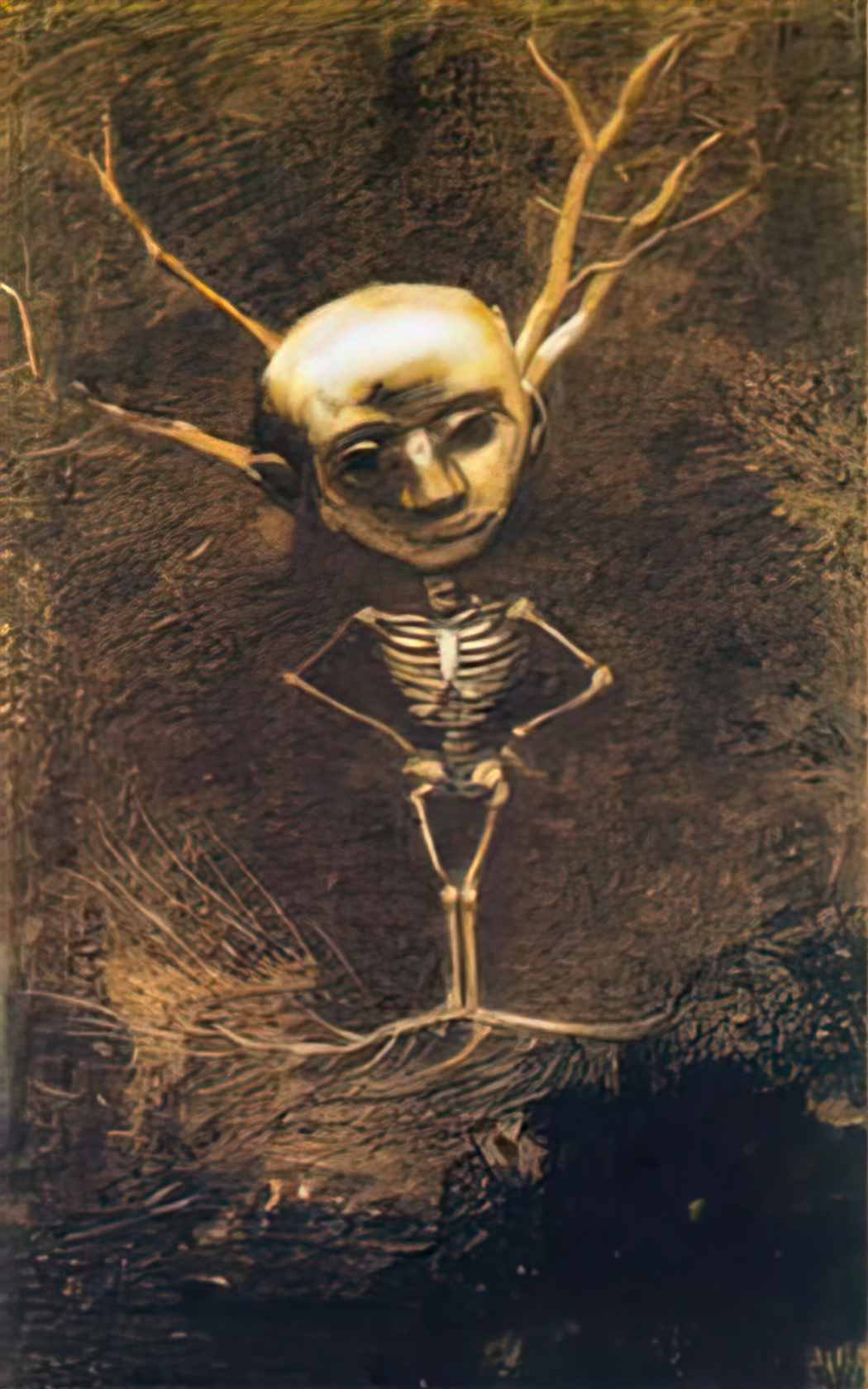 Odilon Redon spirit of the forest 1890 Art A4 Photo Print