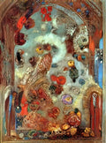 Odilon Redon stained glass window allegory 1908 Art A4 Photo Print