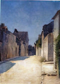 Odilon Redon street in samois 1888 Art A4 Photo Print