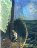 Odilon Redon the boat 1902 Art A4 Photo Print