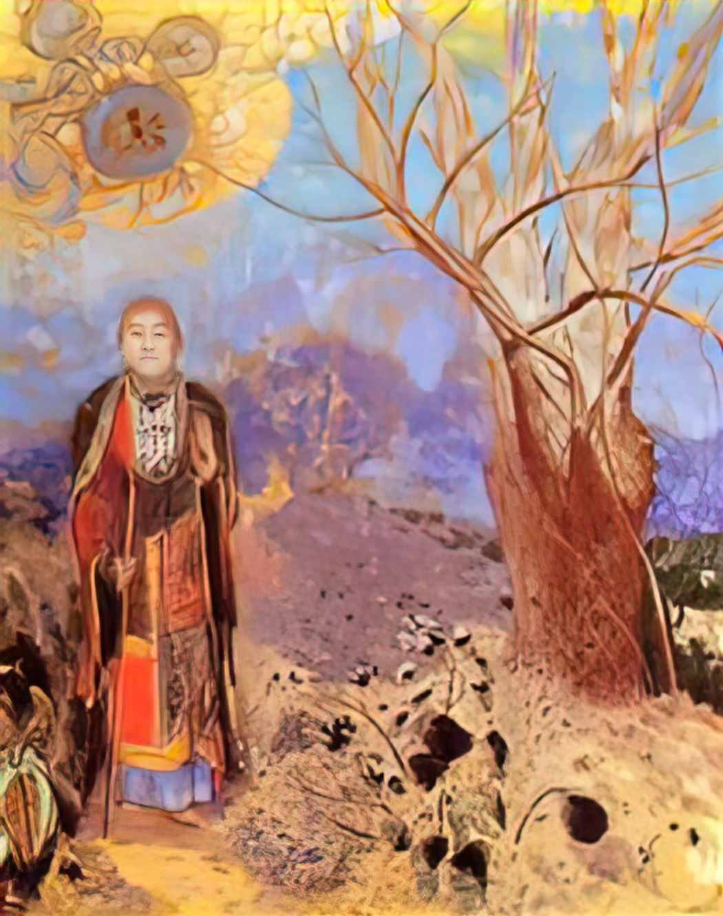 Odilon Redon the buddha Art A4 Photo Print