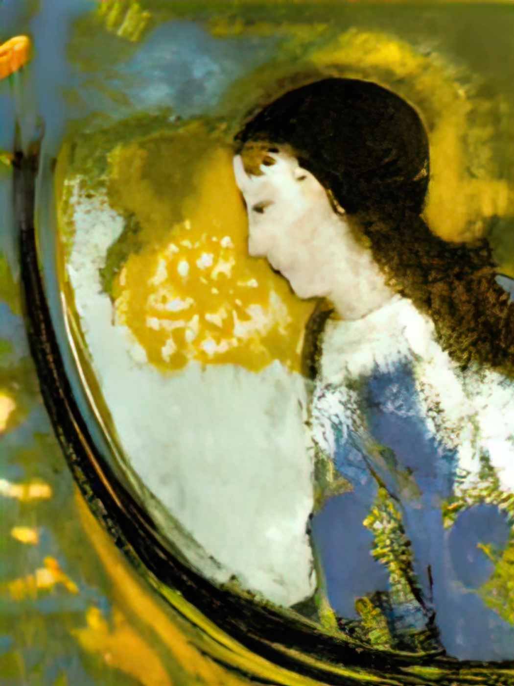 Odilon Redon the child in a sphere of light 1 Art A4 Photo Print