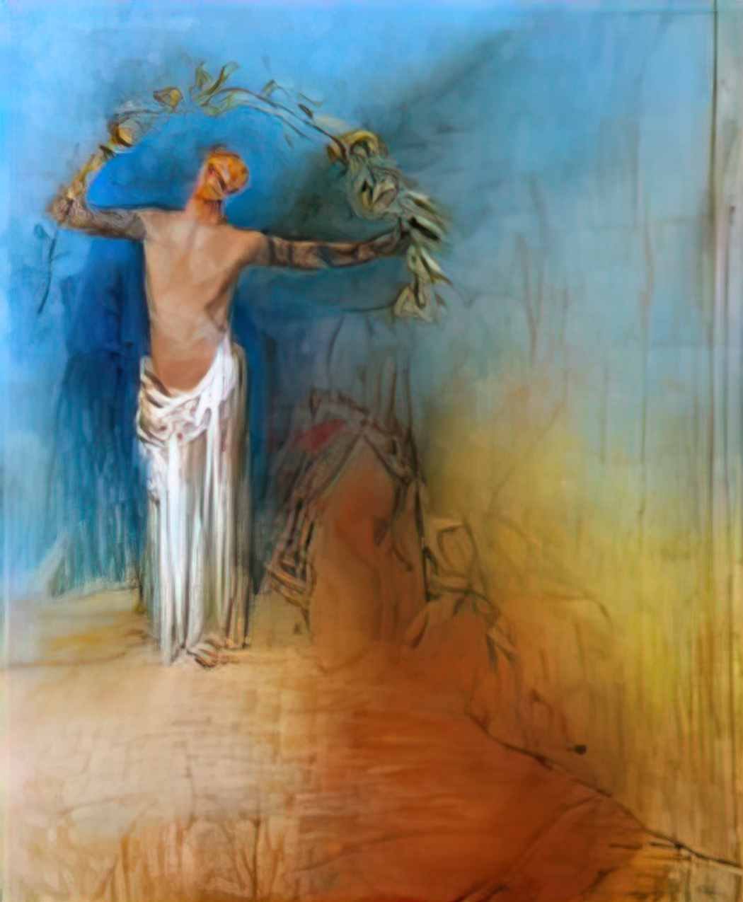 Odilon Redon the crown Art A4 Photo Print