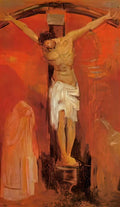 Odilon Redon the crucifixion 1904 Art A4 Photo Print