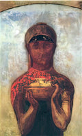Odilon Redon the cup of mystery Art A4 Photo Print
