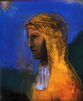Odilon Redon the druidess 1893 Art A4 Photo Print