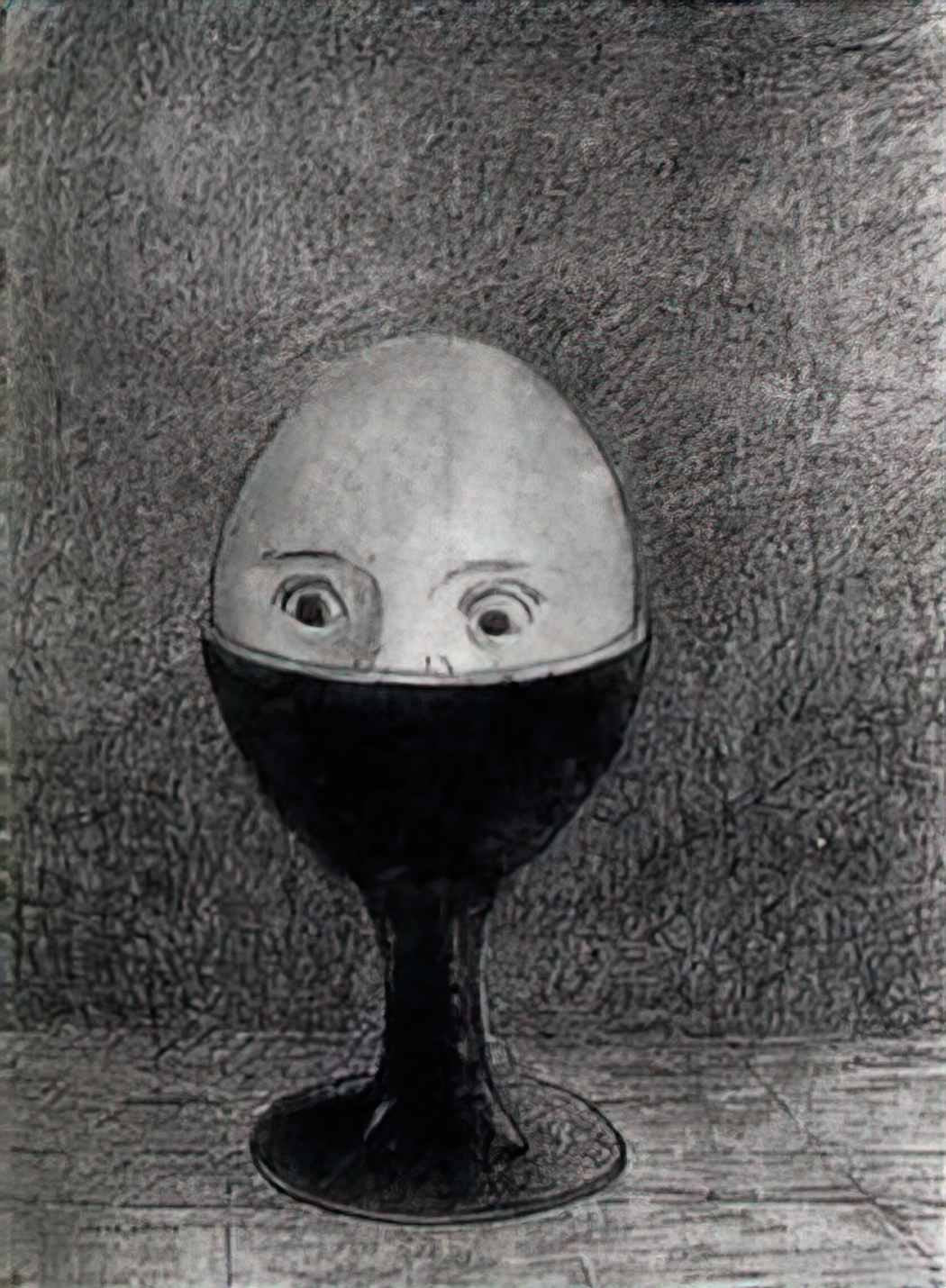 Odilon Redon the egg 1885 Art A4 Photo Print