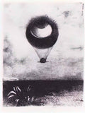 Odilon Redon the eye like a strange balloon goes to infinity 1882 Art A4 Photo Print