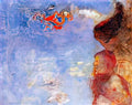 Odilon Redon the fallen angel Art A4 Photo Print