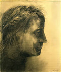 Odilon Redon the laureate head Art A4 Photo Print