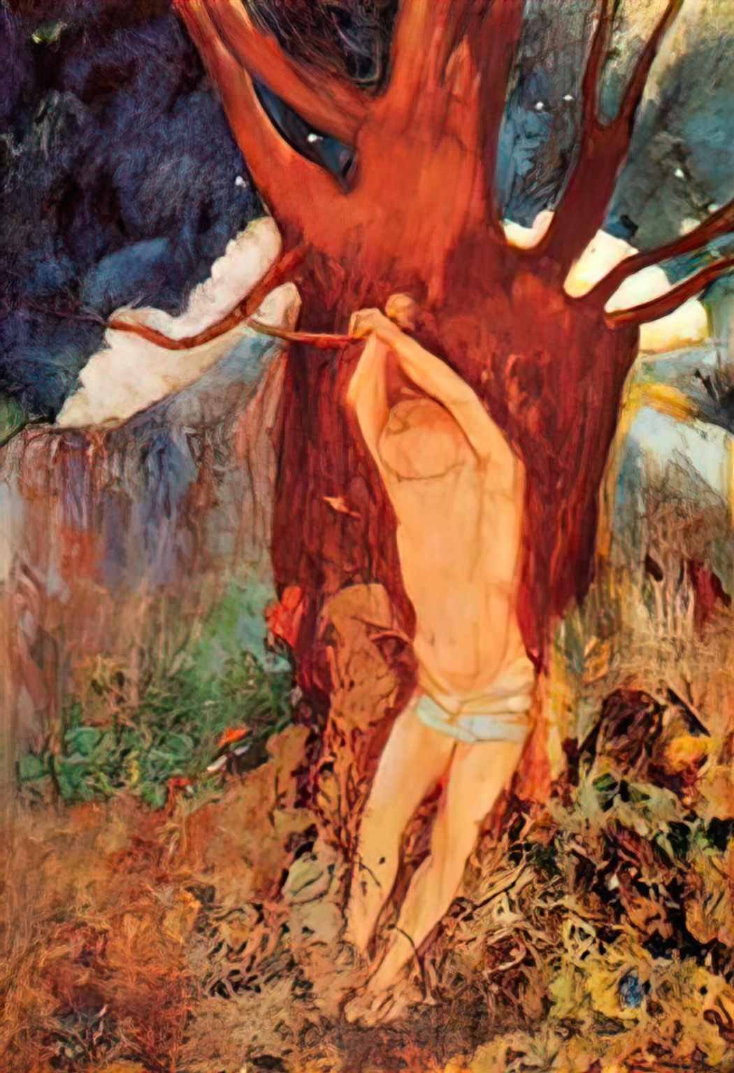 Odilon Redon the martyrdom of saint sebastian 1910 Art A4 Photo Print