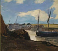 Odilon Redon the port of morgat 1882 Art A4 Photo Print