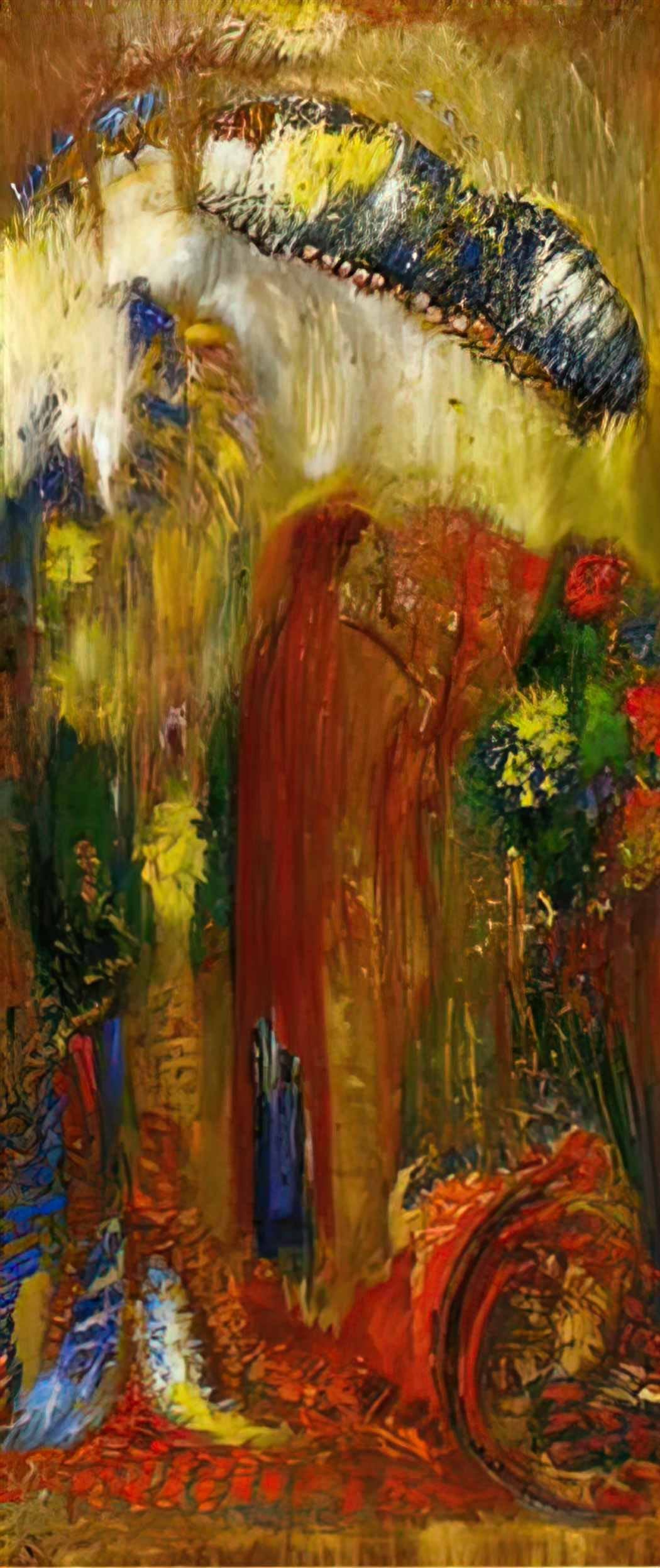 Odilon Redon the sermon Art A4 Photo Print