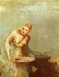 Odilon Redon the servant Art A4 Photo Print