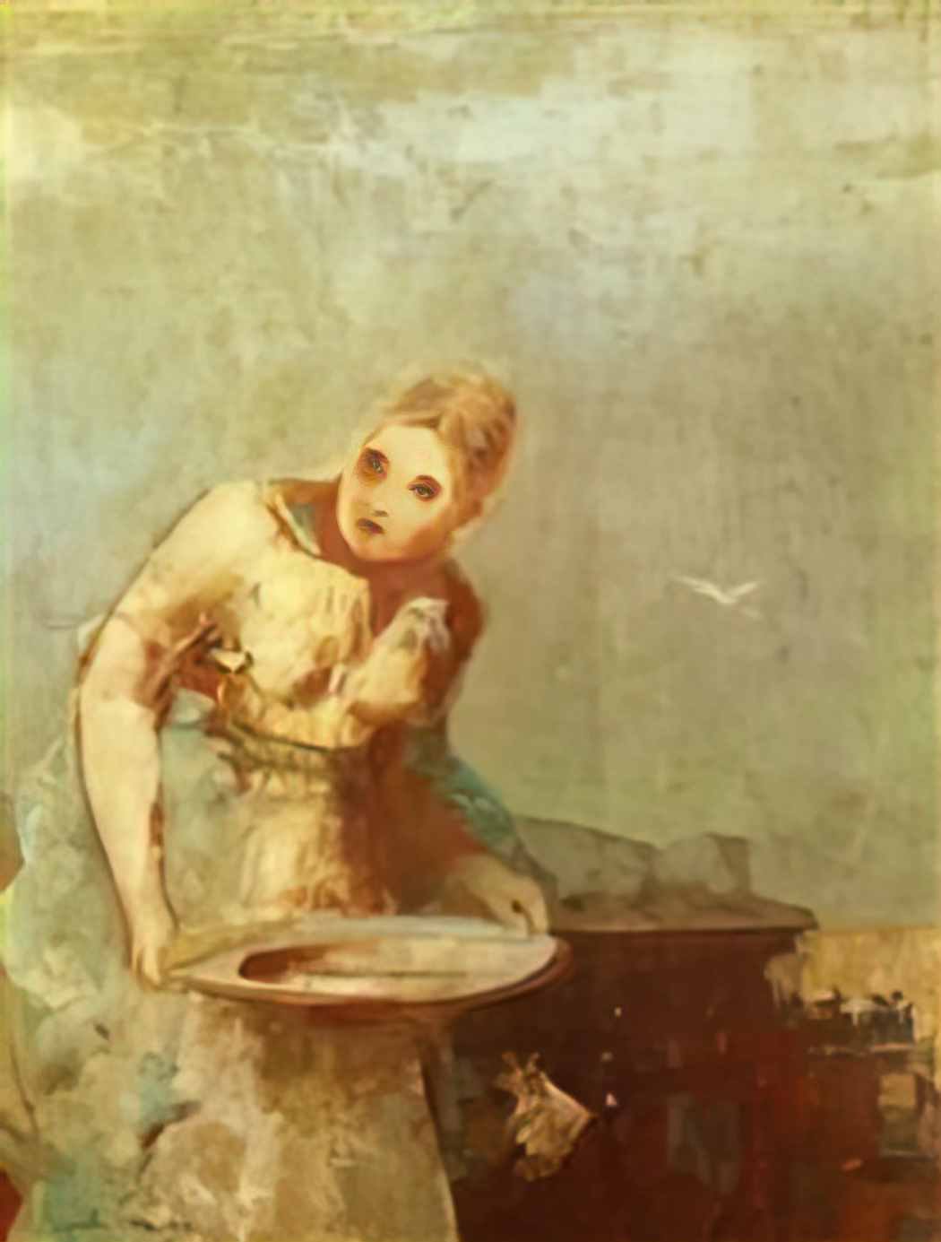 Odilon Redon the servant Art A4 Photo Print