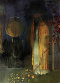 Odilon Redon the yellow cape 1895 Art A4 Photo Print