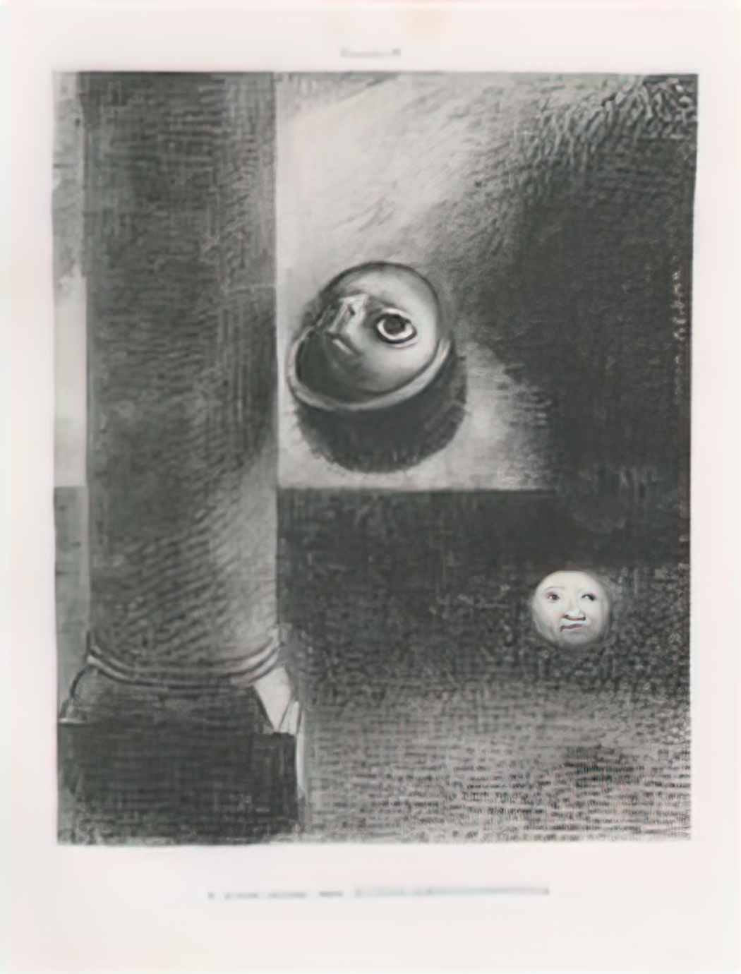 Odilon Redon there were also embryonic beings 1885 Art A4 Photo Print