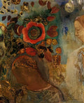 Odilon Redon two young girls among the flowers 1912 Art A4 Photo Print
