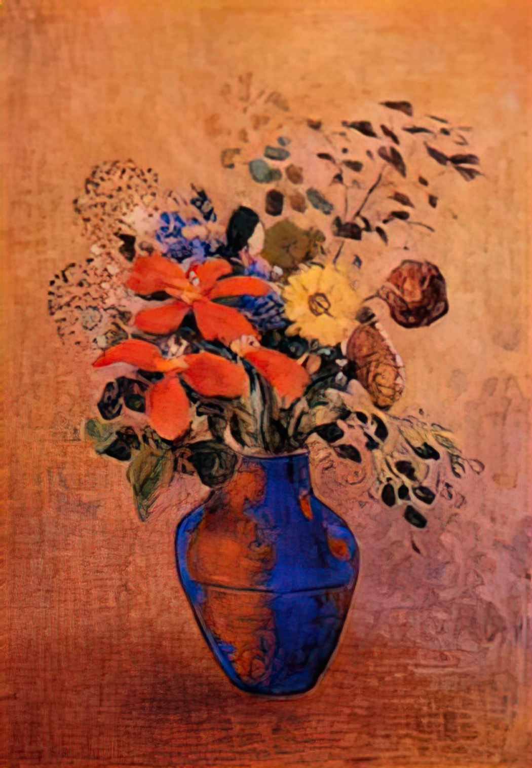 Odilon Redon vase of flowers 1 Art A4 Photo Print