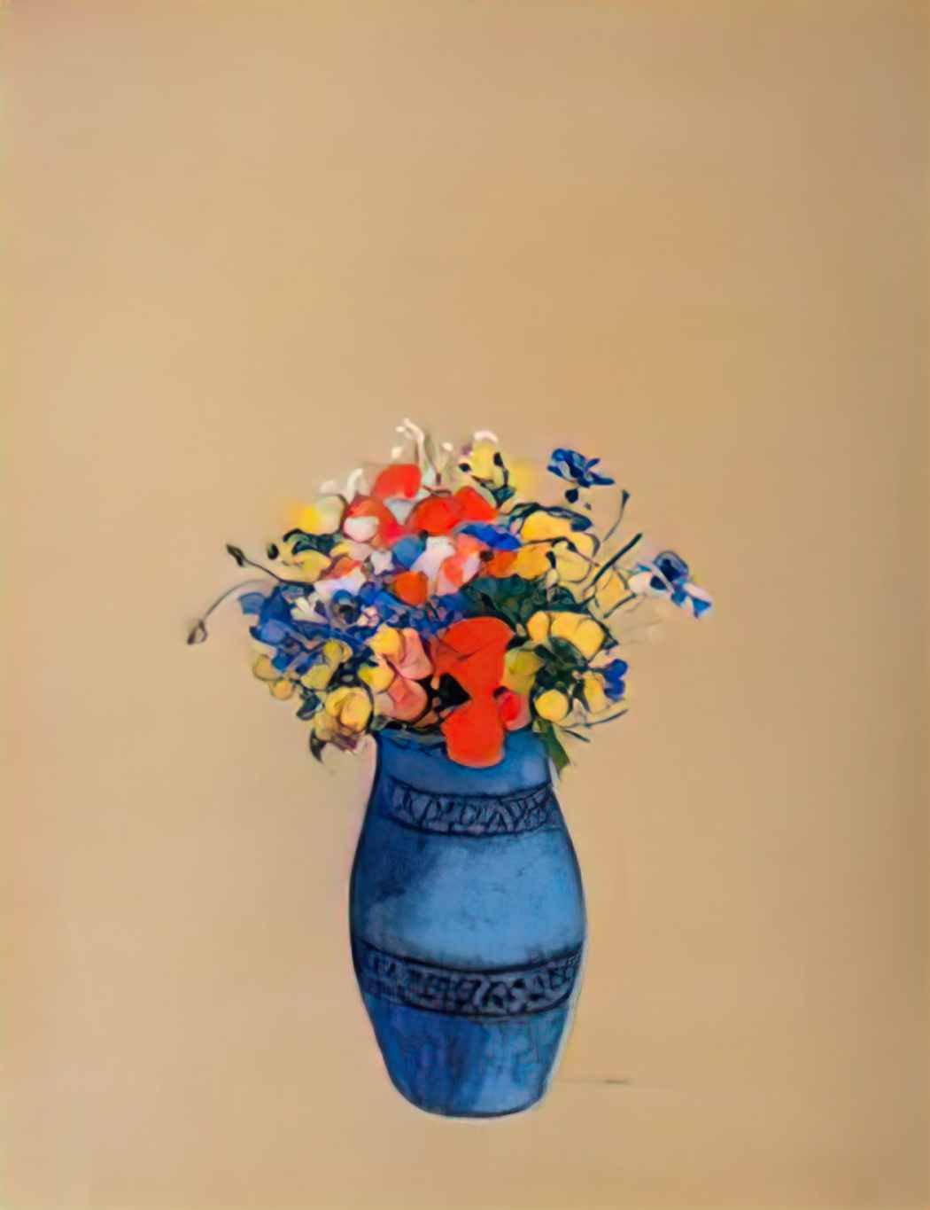 Odilon Redon vase of flowers 6 Art A4 Photo Print