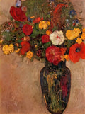 Odilon Redon vase of flowers 7 Art A4 Photo Print