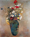 Odilon Redon vase with flowers Art A4 Photo Print