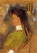 Odilon Redon violette haymann Art A4 Photo Print