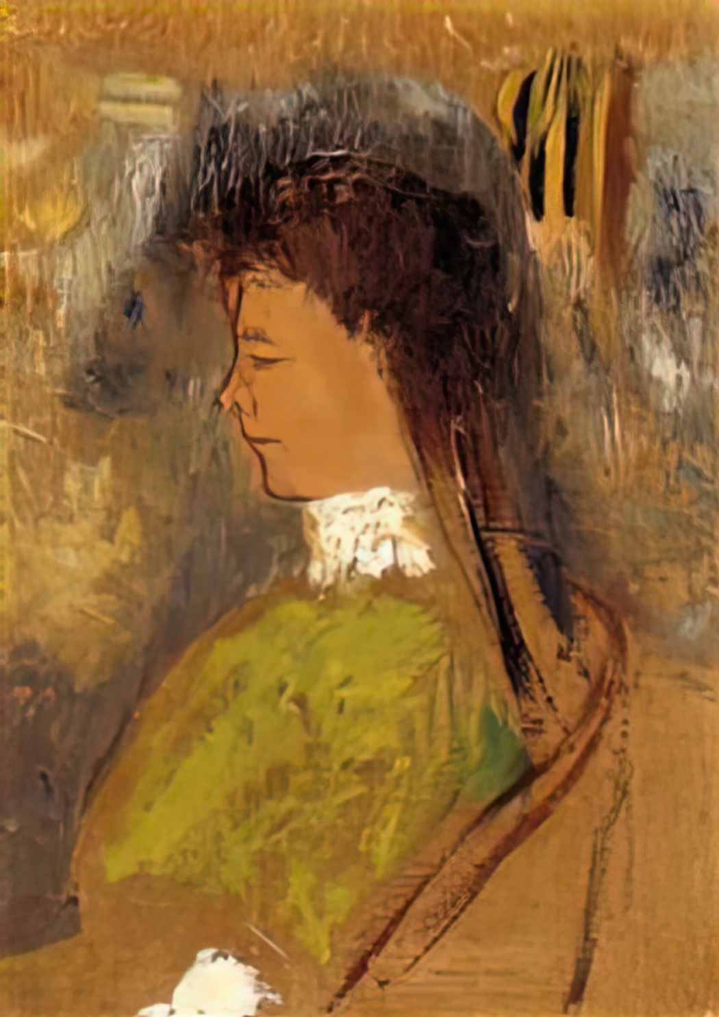 Odilon Redon violette haymann Art A4 Photo Print
