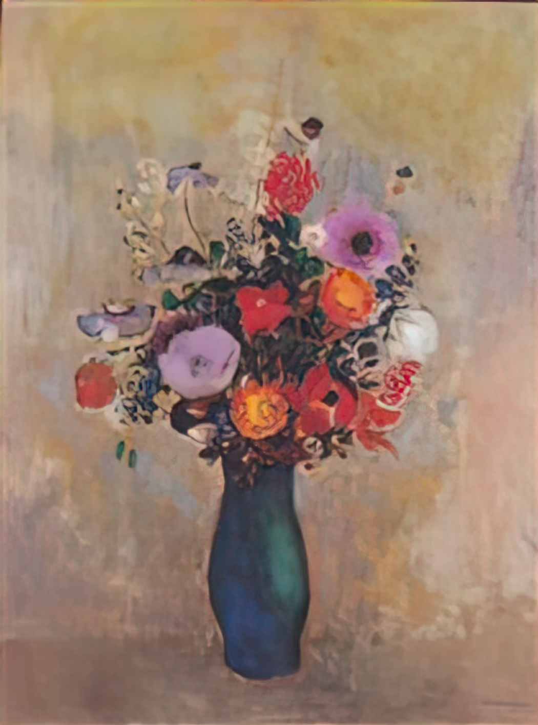 Odilon Redon wildflowers Art A4 Photo Print