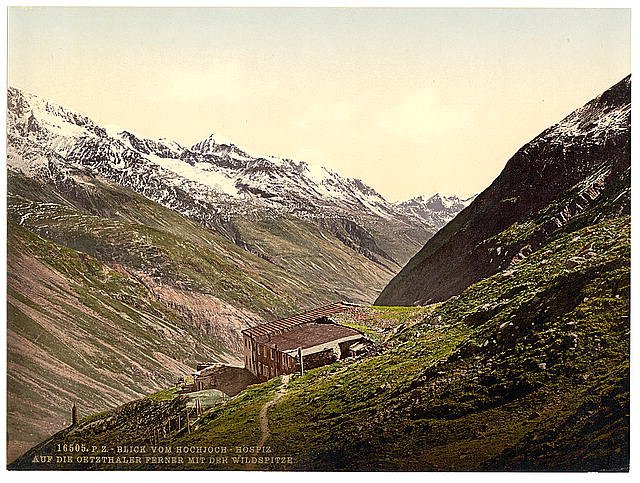 Oetz Valley Tyrol Vintage A4 Photo Print