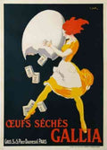 Oeufs Seches Gallia advert A4 Photo Print