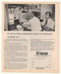 Office Computers Task Vintage Retro Advert Ads A4 Photo Print