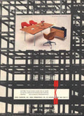 Office Table Chair Vintage Retro Advert Ads A4 Photo Print