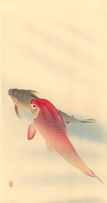 Ohara Koson carps Art A4 Photo Print