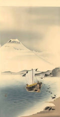 Ohara Koson mount fuji Art A4 Photo Print