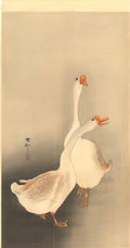 Ohara Koson two white geese Art A4 Photo Print