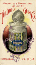 Ohio Gum Can Vintage Retro Advert Ads A4 Photo Print