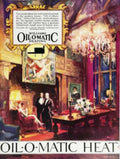 Oil Omatic Heating Vintage Retro Advert Ads A4 Photo Print