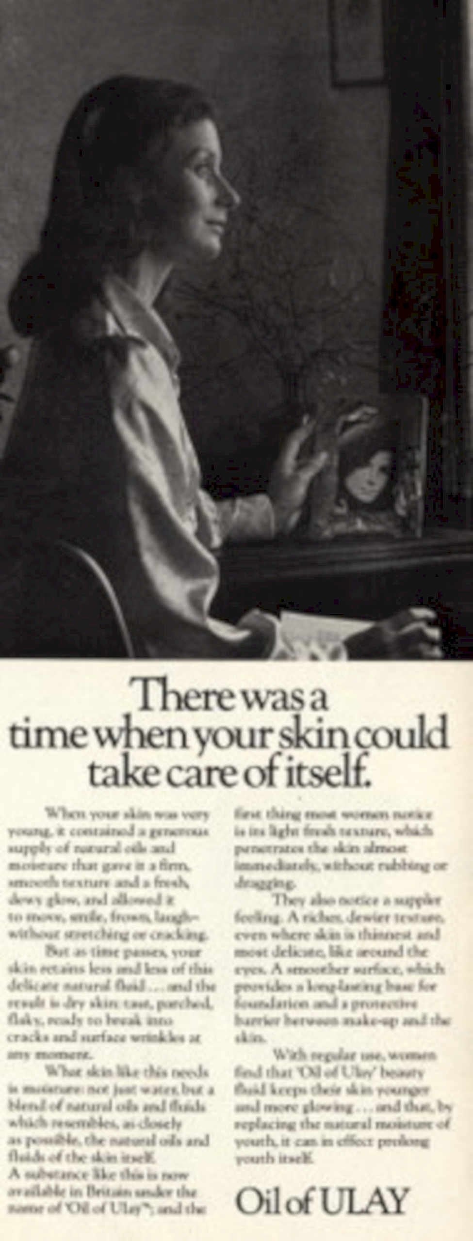 Oil Ulay Skin 2 1970s Vintage Retro Advert